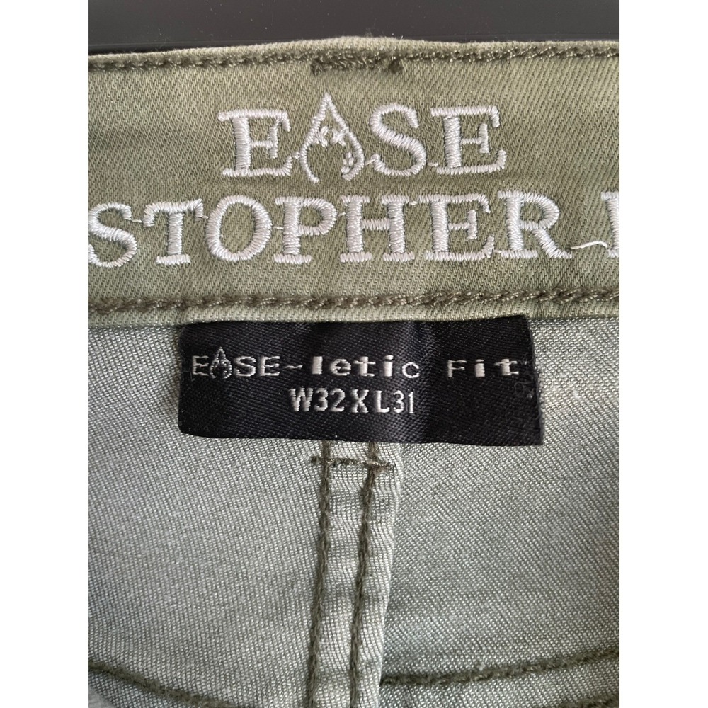 Lot of two Ease Jastopher Inc Mens Ease-letic Fit Pants Green Khaki 32x31 - Picture 16 of 16